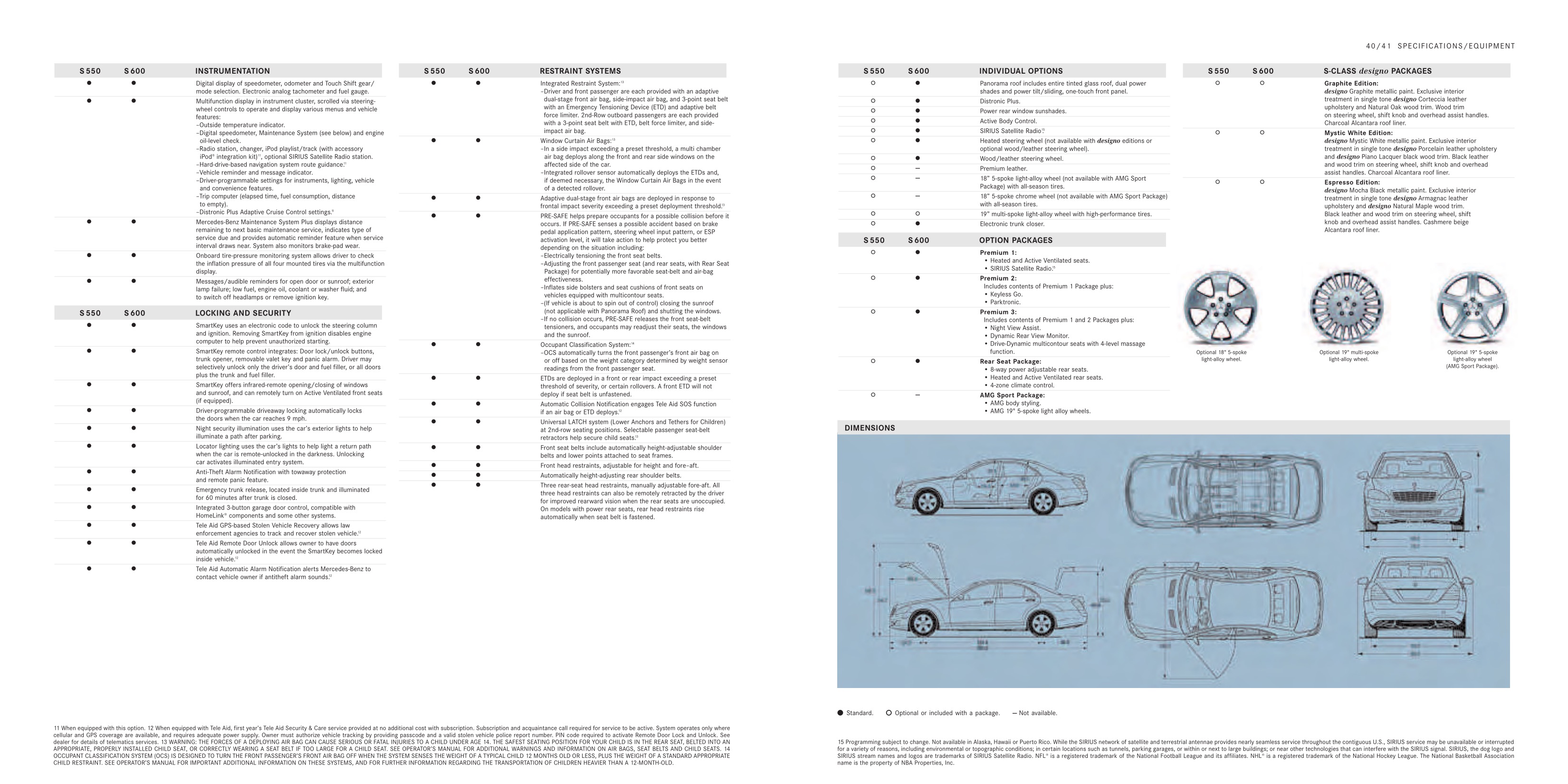 2007 Mercedes-Benz S-Class Brochure Page 9
